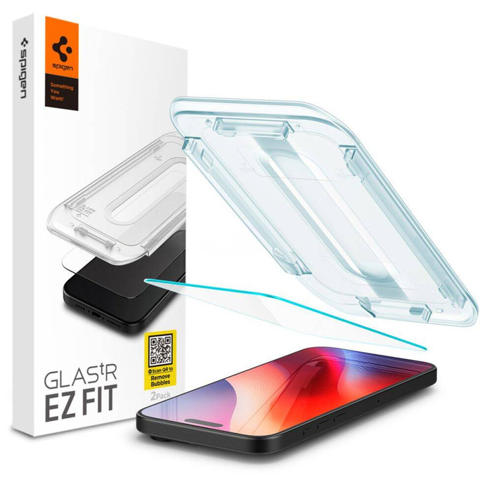 SPIGEN GLAS.TR "EZ FIT" TEMPERED GLASS IPHONE 16 PRO CLEAR