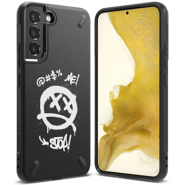 Ringke ONYX Designový odolný pouzdro kryt Samsung Galaxy S22+ (S22 Plus) černý (Graffiti) ()