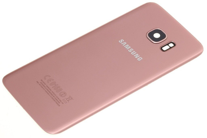 SAMSUNG Galaxy S7 Edge Akku Tür Original Grad B Rose Gold