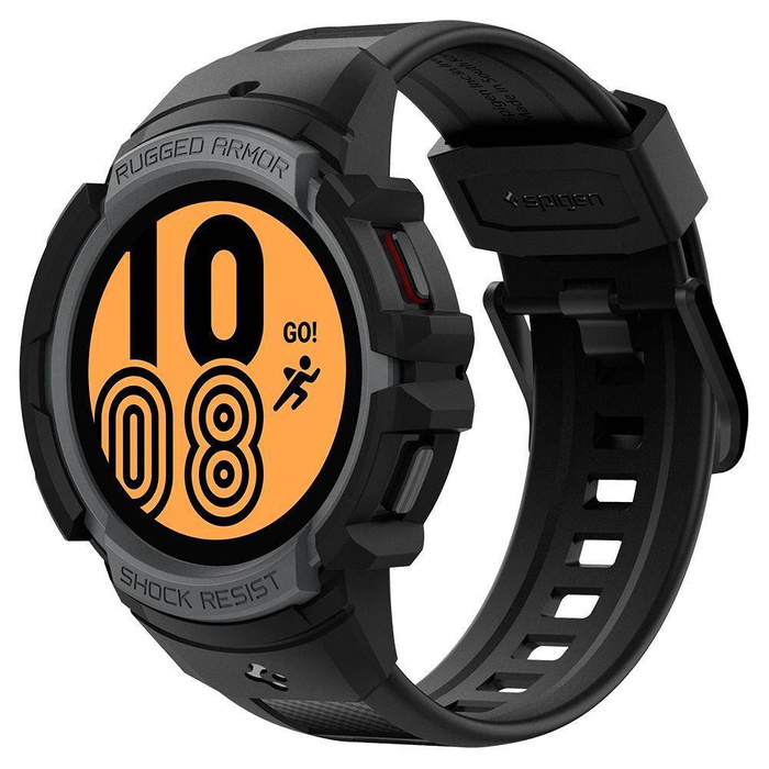 SPIGEN Řemínek Galaxy Watch 4 40 MM Rugged Armor „pro“ v šedém uhlí