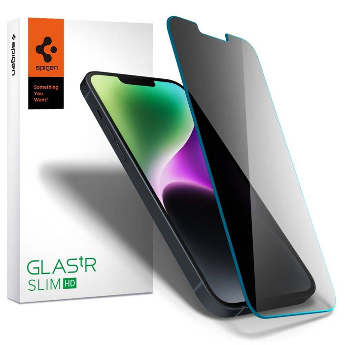 Glas Gehärtetes SPIGEN Apple iPhone 13 Pro Max GLAS.TR Slim Sichtschutzglas