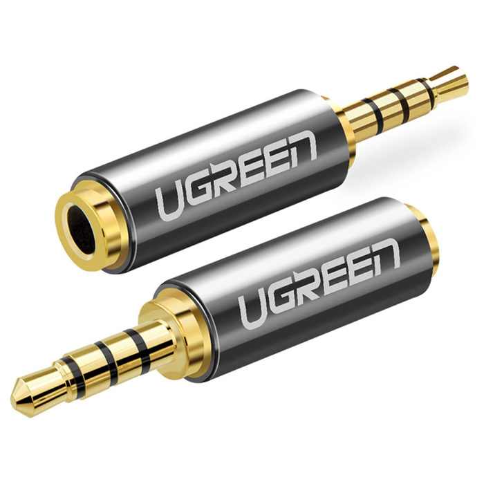 Ugreen audio adapter jack 2.5mm male to jack 3.5mm female black (20501)