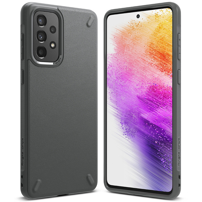 Ringke Onyx Durable TPU Cover für Samsung Galaxy A73 grau