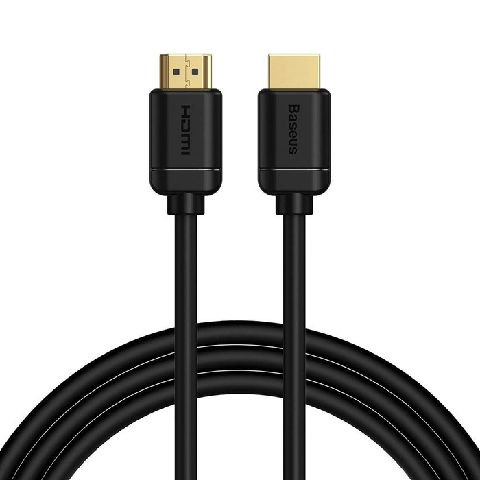 Baseus kabel HDMI 2.0 kabel 4K 60 Hz 3D HDR 18 Gbps 2 m černý (CAKGQ-B01)