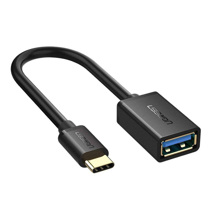 Adaptér USB-C 3.0 OTG UGREEN černý