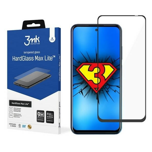 Tempered glass 3MK HTC Desire 21 Pro 5G Black HardGlass Max Lite