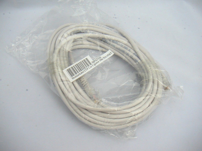 Kábel UTP CONNECT 10M egyenes RJ45 LAN