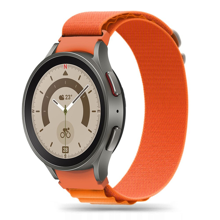 TECH-PROTECT NYLON PRO SAMSUNG Galaxy Watch 4 / 5 / 5 PRO (40 / 42 / 44 / 45 / 46 MM) ORANGE