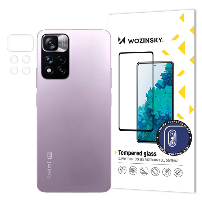 Wozinsky Camera Glass 9H Vetro temperato per tutte le fotocamere Xiaomi Poco X4 NFC 5G Camera