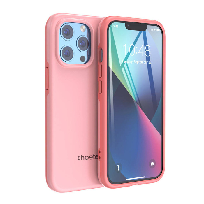 Choetech MFM Anti-Drop-Hülle Made For MagSafe für iPhone 13 Pro Pink (PC0113-MFM-PK)