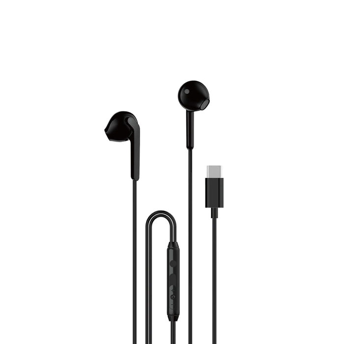 Dudao X3C In-Ear-Kopfhörer mit USB-C und Kabel, 1,2 m – Schwarz