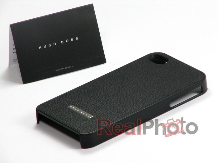 Pouzdro HUGO BOSS Sine cover iPhone 4 4S Leather