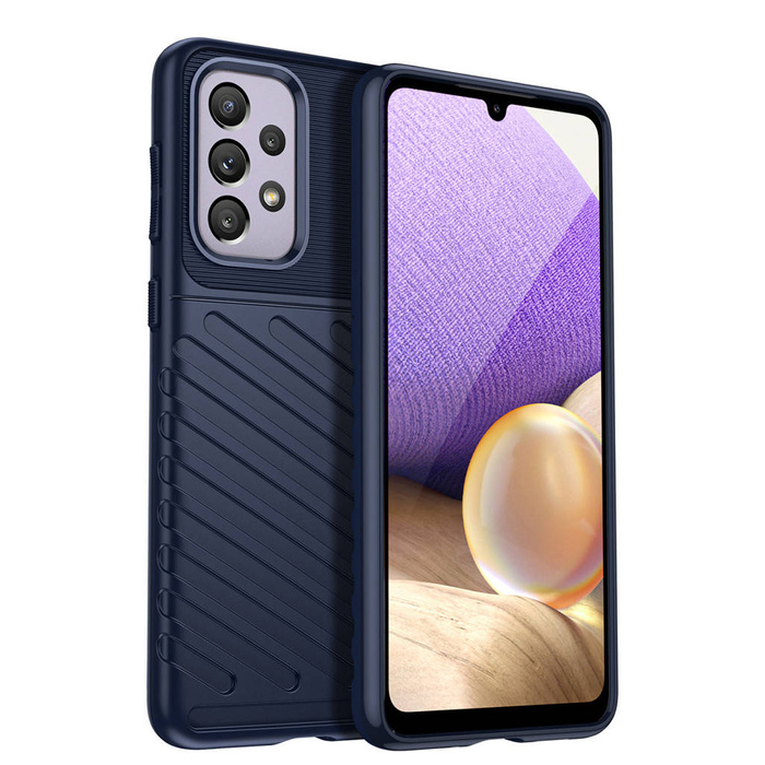 Thunder Case Flexibel Robuste Panzer Handyhülle TPU Schutzhülle für Samsung Galaxy A33 5G blau