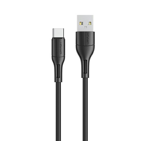 USAMS Kabel U68 USB-C 2A Fast Charge 1m černá / černá SJ501USB01 (US-SJ501)