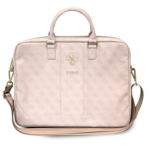 GUESS Laptop 15 4G Big Logo Tasche Rosa