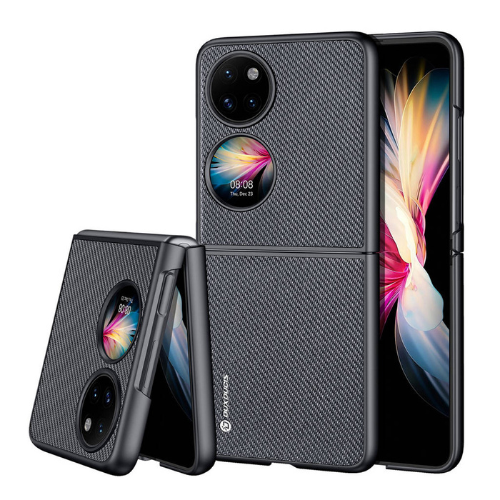 Dux Ducis Fino Hülle ist aus Nylonmaterial Huawei P50 Pocket schwarz