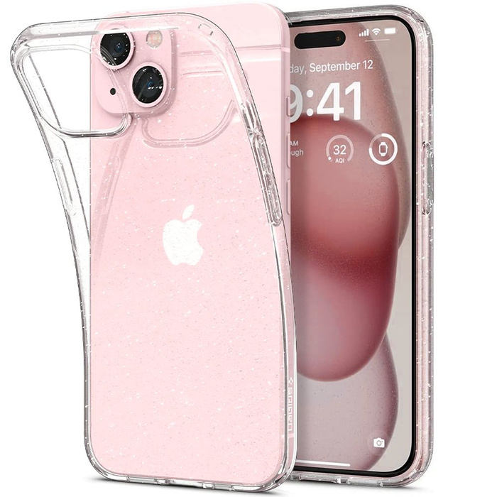 Obal Spigen Liquid Crystal iPhone 15 Glitter Crystal Case