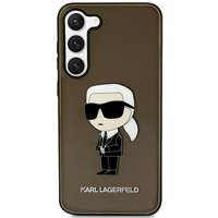 Hülle Karl Lagerfeld Klhcs23shniktck S23 S911 Schwarz/Schwarz Hartcase Ikonik Karl Lagerfeld Case