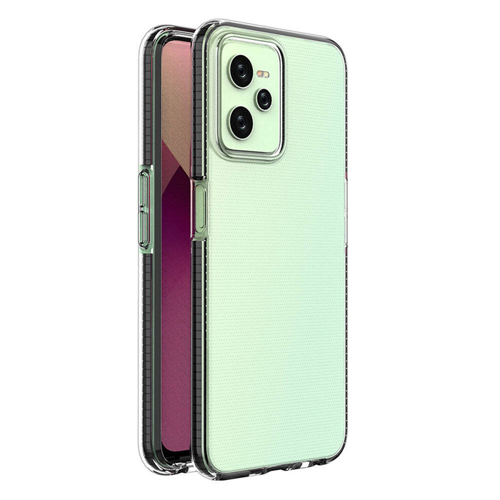 Spring Case obal Realme C35 silikonový kryt s rámečkem černý