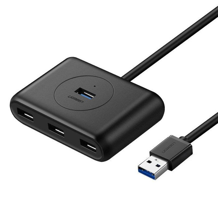 Ugreen HUB rozbočovač 4x USB 3.2 Gen 1 (0,5 m kabel) černý (20290)