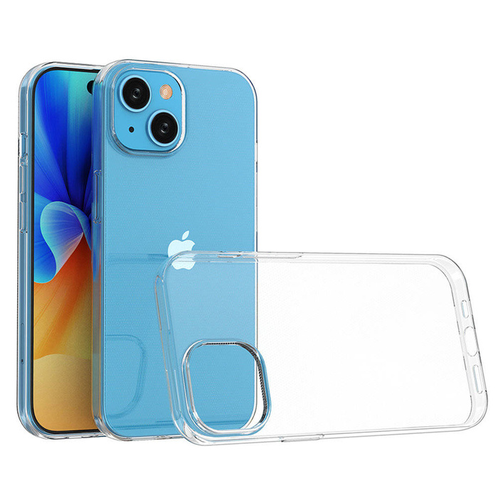 Pouzdro na iPhone 15 z řady Ultra Clear v průhledné barvě