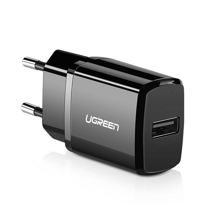 Ugreen USB nástěnná nabíječka 2,1A černá (50459)