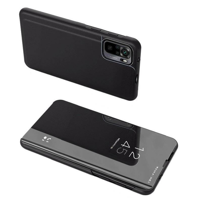 Cover Clear View Case per Xiaomi 13 cover con patta nera