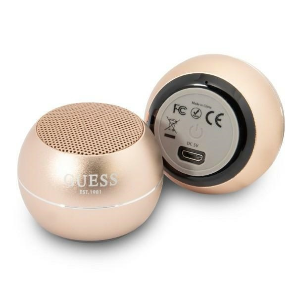 Guess speaker Bluetooth GUWSALGED Speaker mini gold/gold