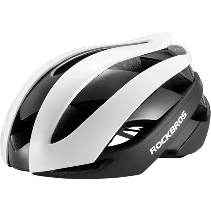 Casco da bicicletta Rockbros 10110004002, taglia M - bianco e nero