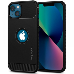 SPIGEN RUGGED ARMOR iPhone 13 MATTSCHWARZES Hülle