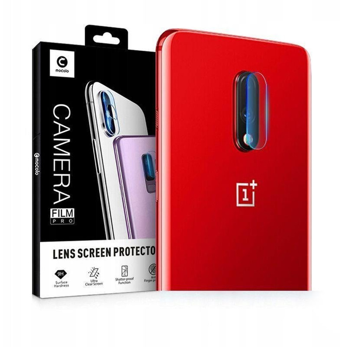 Mocolo TG+ Objectif de caméra Oneplus 7 en verre transparent