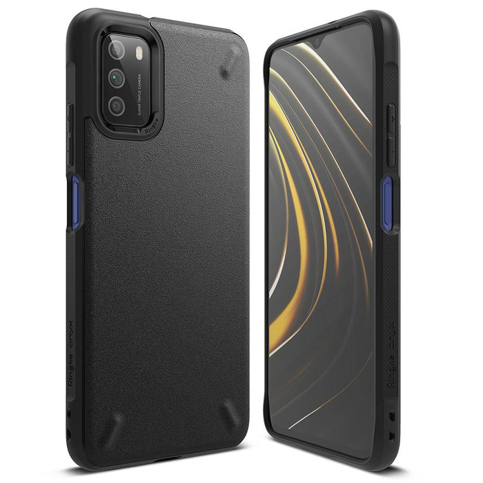 Housse en TPU Ringke Onyx Durable pour Xiaomi Poco M3 noir (OXXI0001)