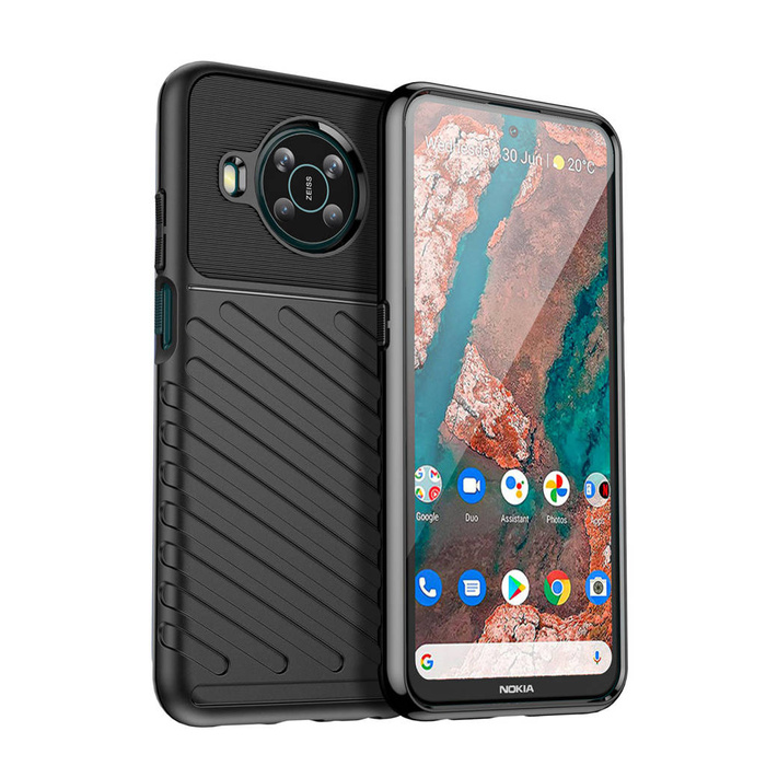 Thunder Case flexibilní pancéřovaný pouzdro kryt Nokia X100 černý