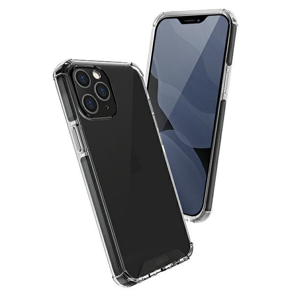 Uniq pouzdro Combat iPhone 12 Pro Max 6,7&quot; černá / saze