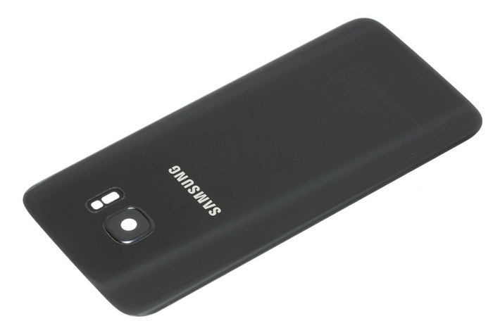 SAMSUNG Galaxy S7 Edge Batería Puerta Original Grado B Negro