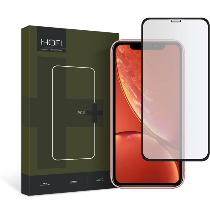 Hybridní sklo HOFI pro Iphone 11 černé 