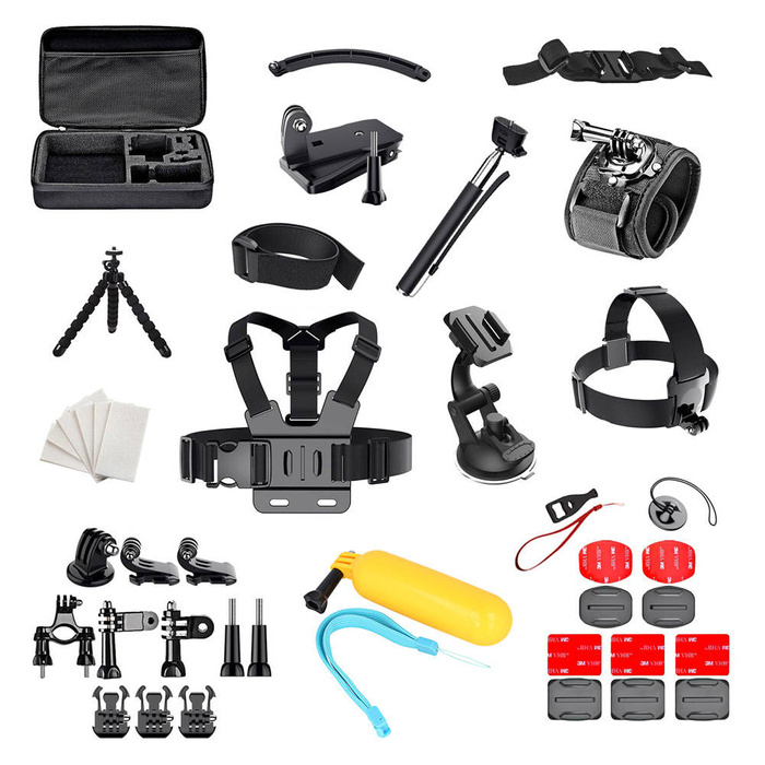 Jeu de 50 accessoires en 1 pour caméras de sport GoPro SJCAM