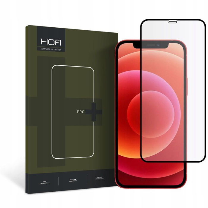 HOFI Full Pro+ Tvrzené sklo iPhone 12 12 Pro Black