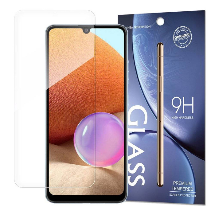 Tvrzené sklo tempered Glass 9H Samsung Galaxy A32 4G (balení - obálka)