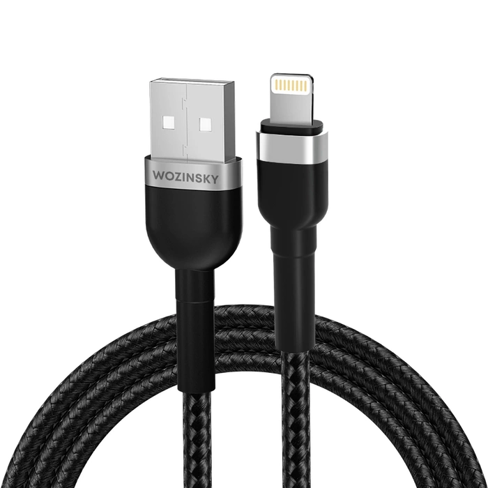 Wozinsky WNBAL2 USB-A / Lightning 2.4A kabel 2 m - černý