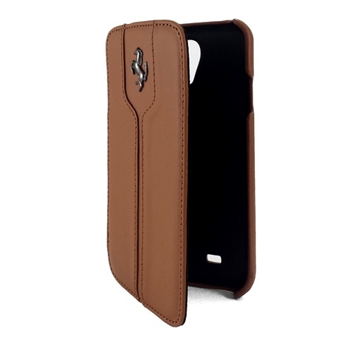 Puzdro FERRARI Samsung Galaxy S4 Brown Case