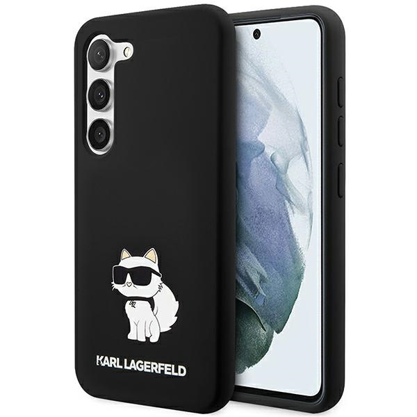 Obal Karl Lagerfeld Silicone Nft Choupette - Obal Samsung Galaxy S23 (černý) Case