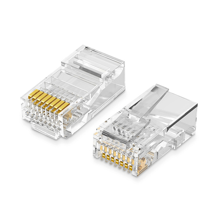 Ugreen 100x embout RJ45 8P8C (UTP Cat. 5 / Cat. 5e) transparent (NW110)