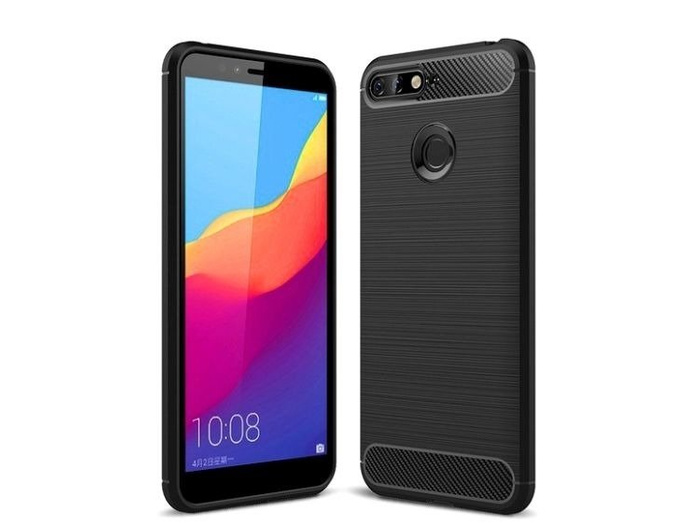 Kryt Pouzdro Huawei Y6 2018 Prime Carbon Silicone