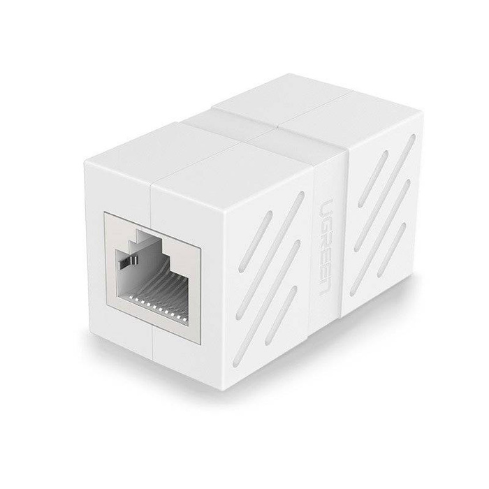 Ugreen coupleur coupleur de câble réseau coupleur réseau RJ45 blanc (20311)