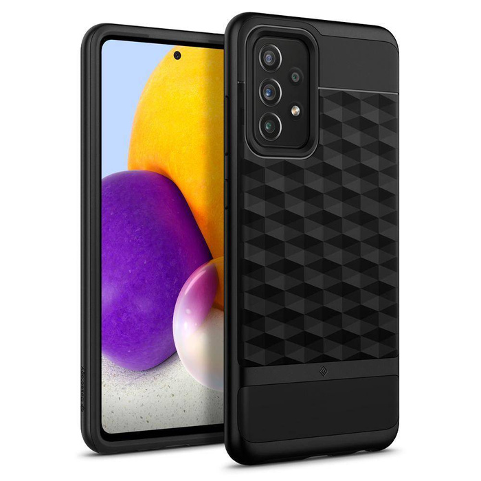 Pouzdro CASEOLOGY Galaxy A72 Parallax Matte Black Case