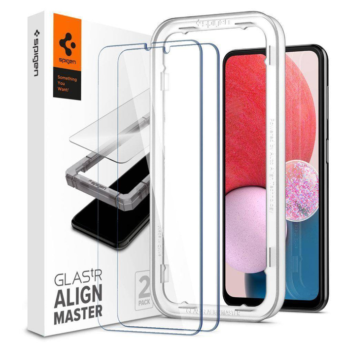 Tempered Glass Spigen Alm Glas.Tr 2-Pack Samsung Galaxy A13 4G / Lte Clear