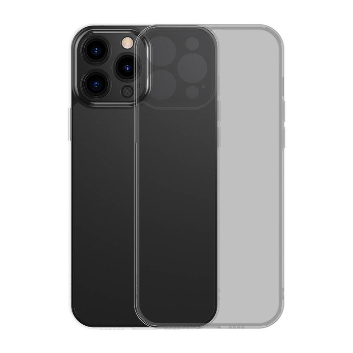 Baseus Frosted Glass Protective Case for iPhone 13 Pro black (ARWS000401)