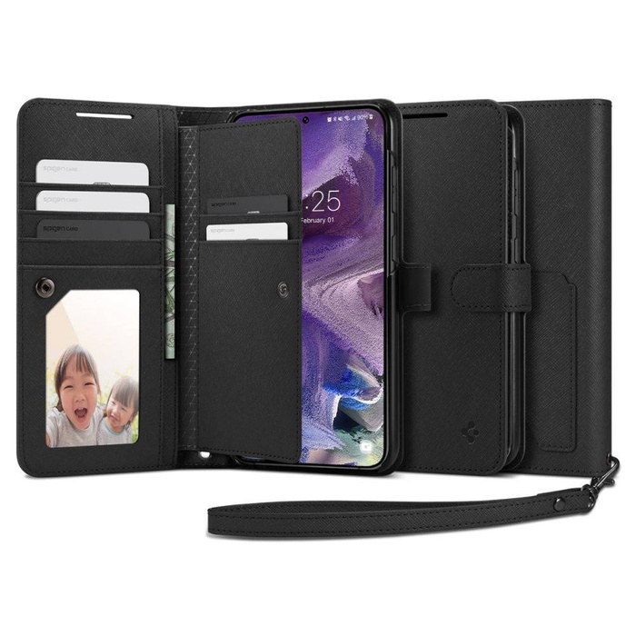 Case Spigen Wallet "s" Plus Galaxy S23 Black Case