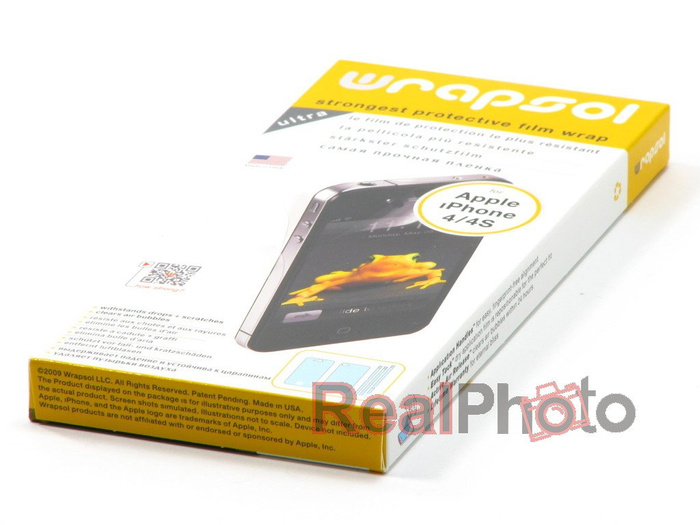 WRAPSOL Foil iPhone 4 4S Front Back Sides